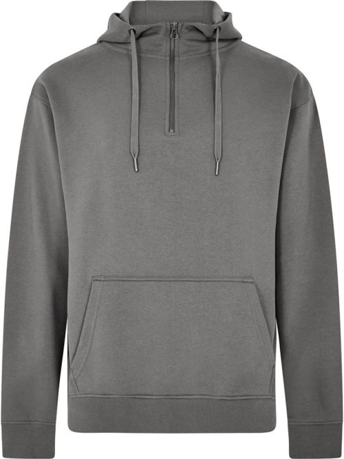 Kapuzen Sweater mit 1/4 Zip KK 336 – Kustom Kit in Dark Grey