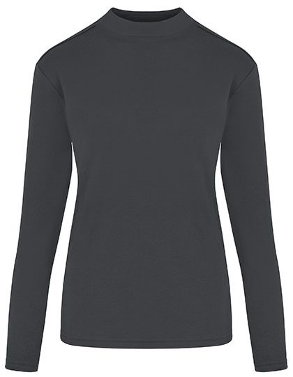 Women´s Premium Highneck Longsleeve Tees – HRM in Dark Grey