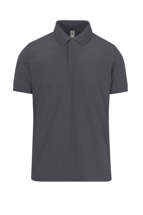 MY POLO 180 Herren mit kurzen Ärmeln PU424 – B&C in Dark Grey