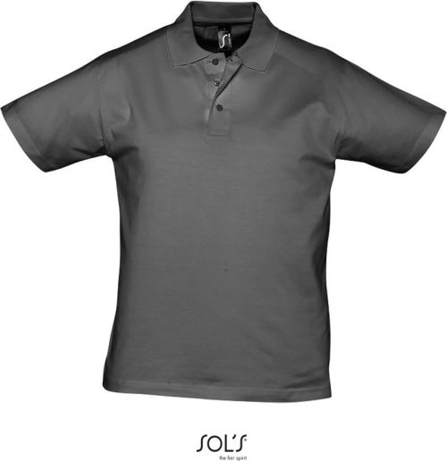 Herren Jersey Polo Prescott Men – SOL'S in Dark Grey