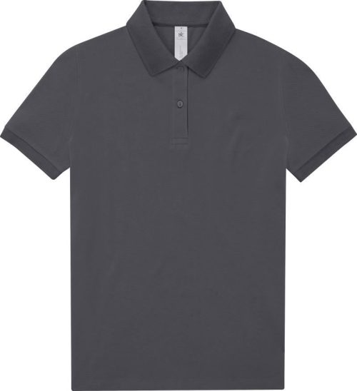 Damen Piqué Polo My Polo 180 /women – B&C in Dark Grey