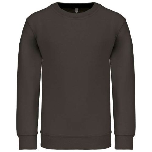 Kids' Crew Neck Sweatshirt – Kariban in Dark Grey