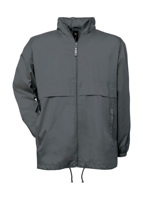 Air Windbreaker JU801 – B&C Outerwear in Dark Grey