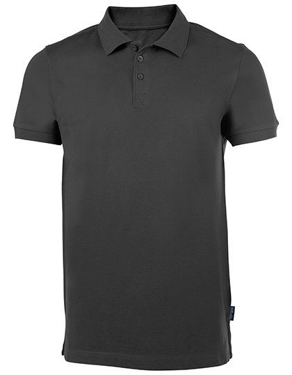 Men´s Heavy Stretch Polo – HRM in Dark Grey