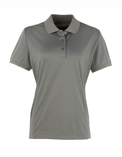 Women´s Coolchecker® Piqué Polo – Premier Workwear in Dark Grey (Ca. Pantone 431C)