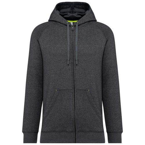 Unisex-kapuzenjacke mit zipper PA383 – Proact in Dark Grey Heather