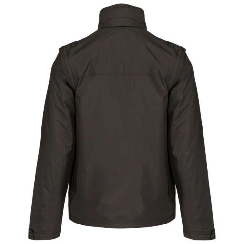 Score - Detachable-Sleeved Blouson Jacket – Kariban in Dark Grey/Orange
