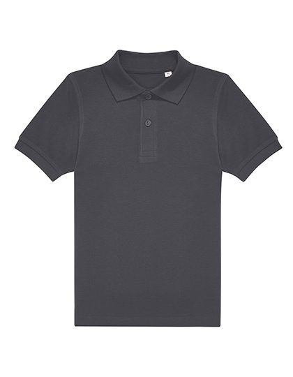 Kids My Polo 180 – B&C BE INSPIRED in Dark Grey (Solid)