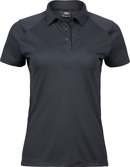 Women´s Luxury Sport Polo – Tee Jays in Dark Grey (Solid)