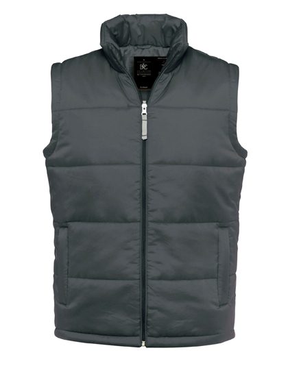 Men´s Bodywarmer – B&C COLLECTION in Dark Grey (Solid)