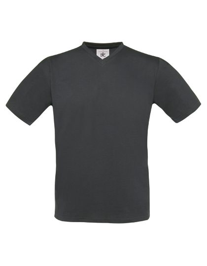 T-Shirt Exact V-Neck – B&C BE INSPIRED in Dark Grey (Solid)