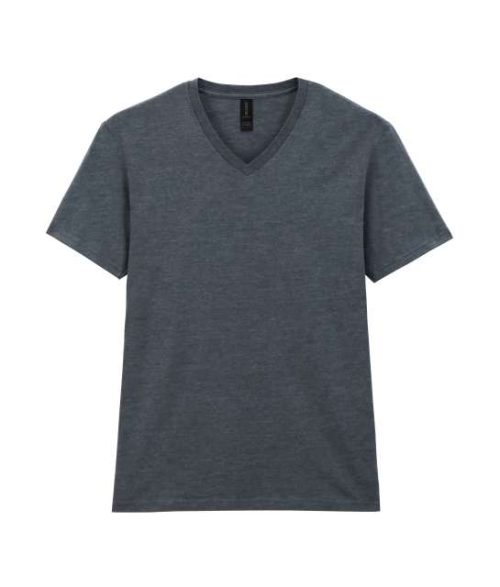Softstyle™ Adult V-Neck T-Shirt – Gildan in Dark Heather