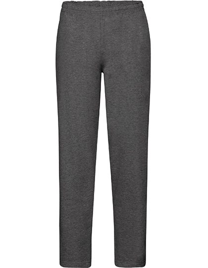 Classic Open Hem Jog Pants – Fruit of the Loom in Dark Heather Grey
