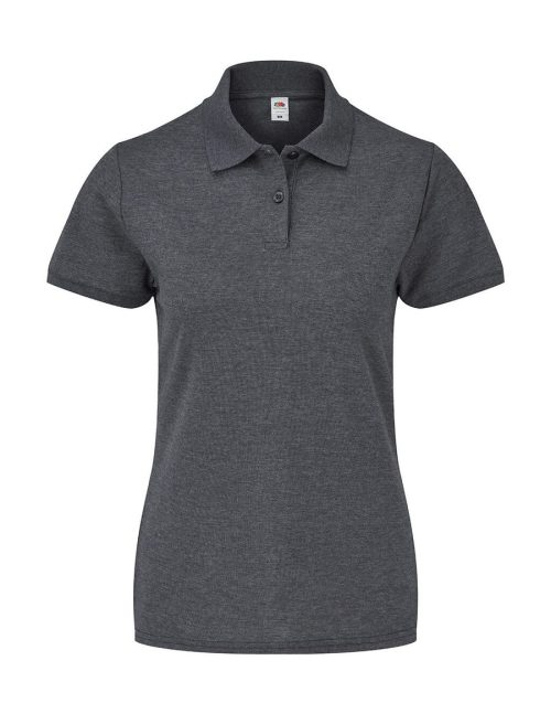 Ladies´ 65/35 Polo – Fruit of the Loom in Dark Heather Grey