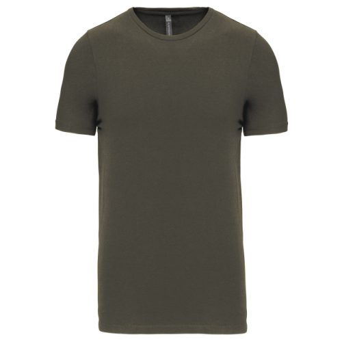 Men's Short-Sleeved Crew Neck T-Shirt – Kariban in Dark Khaki
