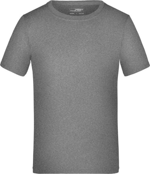 Kinder Jersey Sport Shirt JN 358K – Daiber in Dark Melange