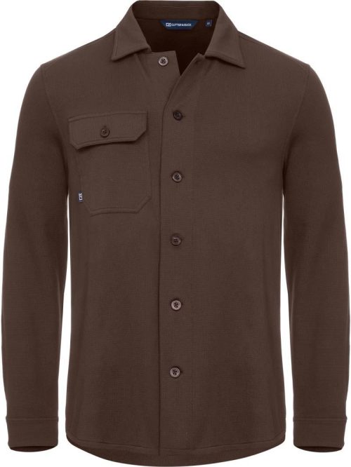 Freizeit Hemd Advantage Leisure Shirt Men – Cutter & Buck in Dark Mocca