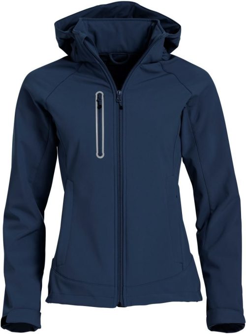 Damen 3-Lagen Softshell Jacke Milford Jacket Women – Clique in Dark Navy