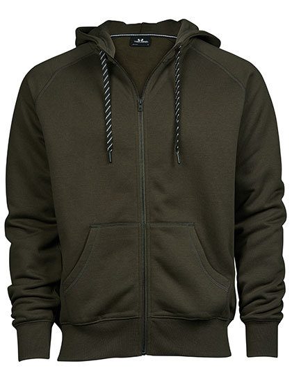 Men´s Fashion Full Zip Hood – Tee Jays in Dark Olive