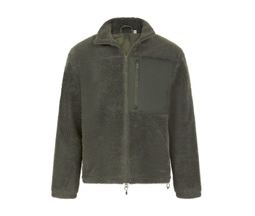 Recycled Sherpa Fleece FR854 – Front Row in Dark Olive