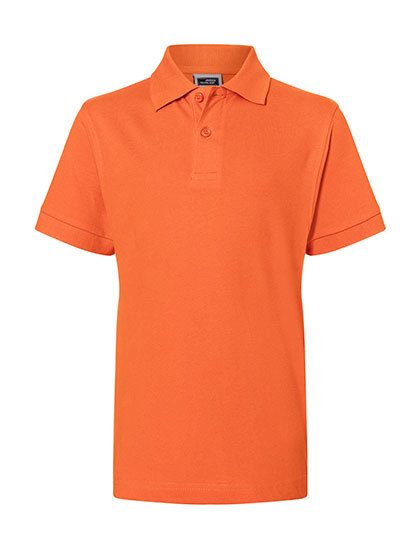 Junior Classic Polo – Daiber in Dark Orange