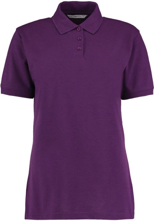 Damen Piqué Polo "Superwash" KK 703 – Kustom Kit in Dark Purple