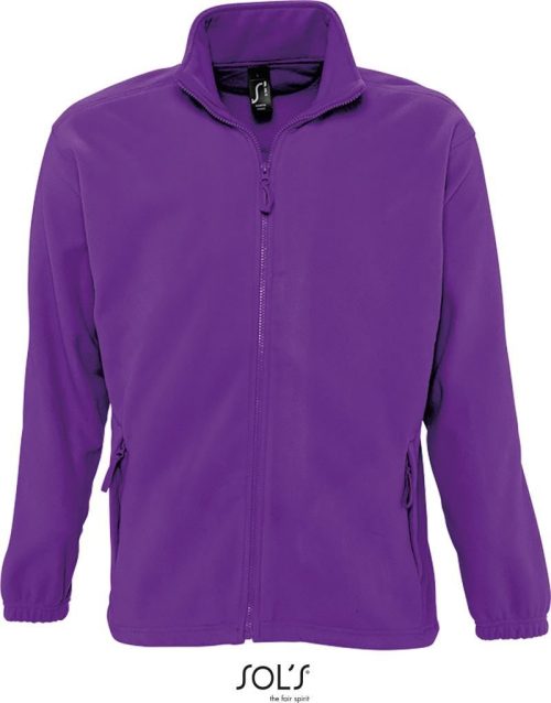 Fleece Jacke North – SOL'S in Dark Purple