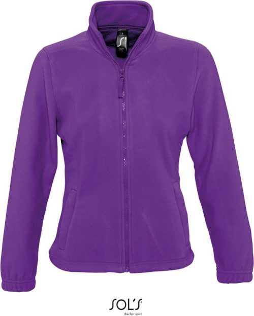 Damen Fleece Jacke North Women – SOL'S in Dark Purple