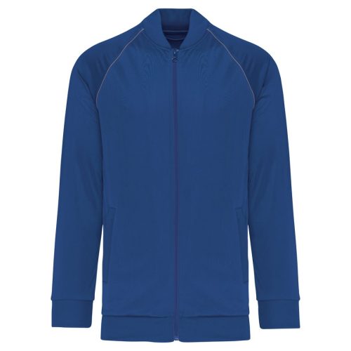 Unisex-Trainingsjacke mit Reißverschluss und Paspel PA384 – Proact in Dark Royal Blue
