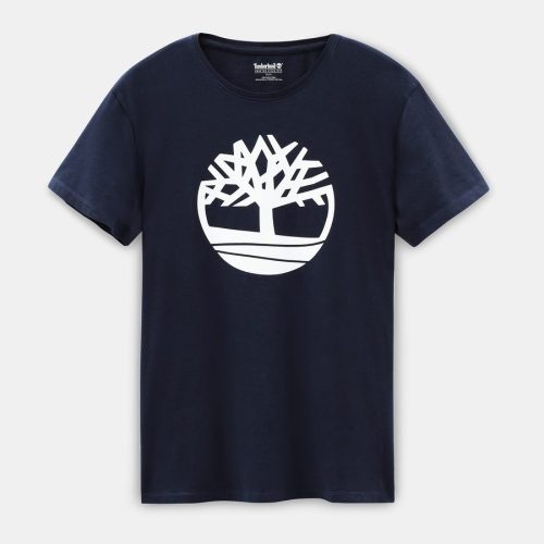 T-Shirt aus biologischem Stoff Brand Tree TB 0A2C2R – Timberland in Dark Sapphire