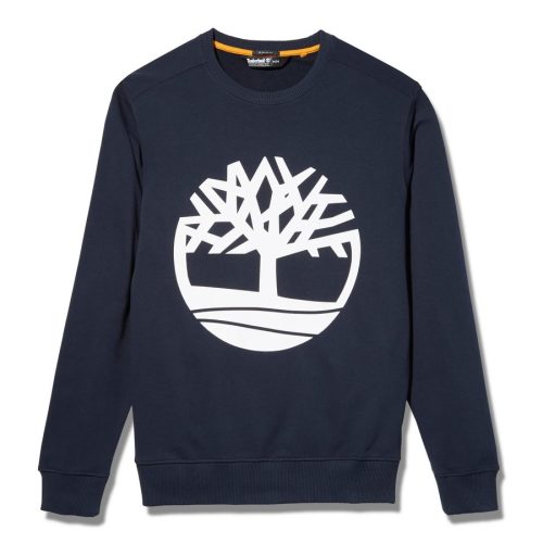 Core Tree-Sweatshirt mit Rundhalsausschnitt TB 0A2BJ8P57 / TB 0A2BJ8U10 / TB 0A2BJ8P56 – Timberland in Dark Sapphire / White
