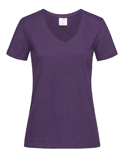 Classic-T V-Neck Women – Stedman® in Deep Berry