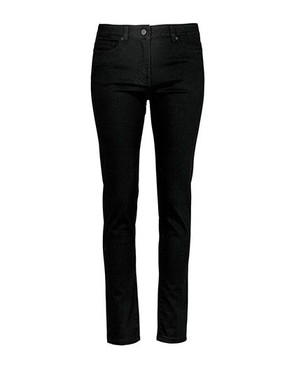 Women´s Stretch Straight Leg Jeans Gaspard – NEOBLU in Deep Black