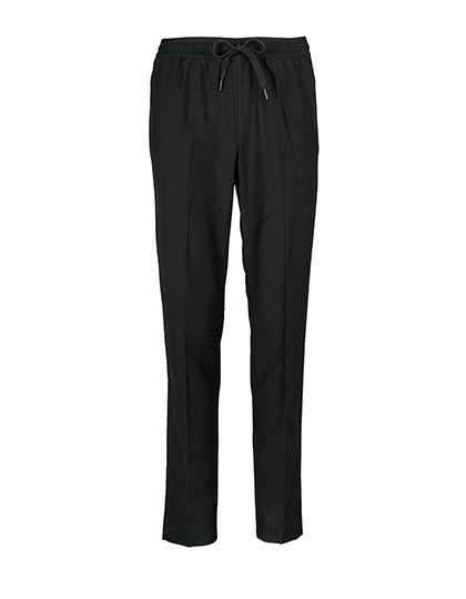 Women´s Elasticated Waist Suit Trousers Germain – NEOBLU in Deep Black