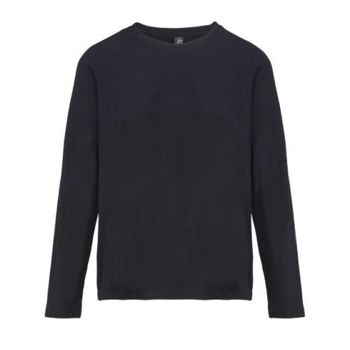 Sol's Monarch Women - Long Sleeve T-Shirt With Round Neck – SOL'S in Deep Black