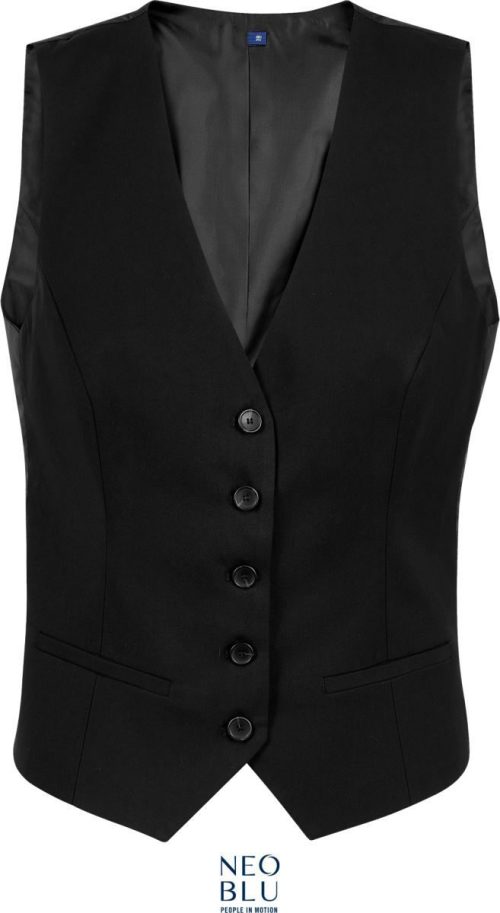 Damen Weste Max Women – NEOBLU in Deep Black
