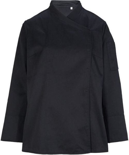Damen Kochjacke langarm Eugenie – NEOBLU in Deep Black