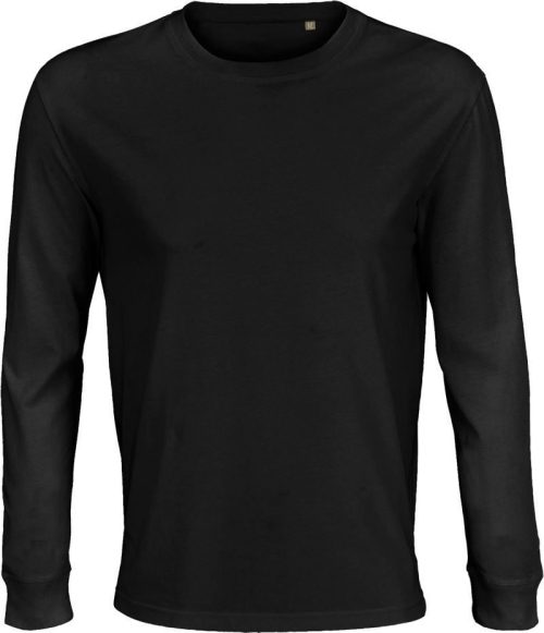 Bio T-Shirt langarm Pioneer LSL – SOL'S in Deep Black