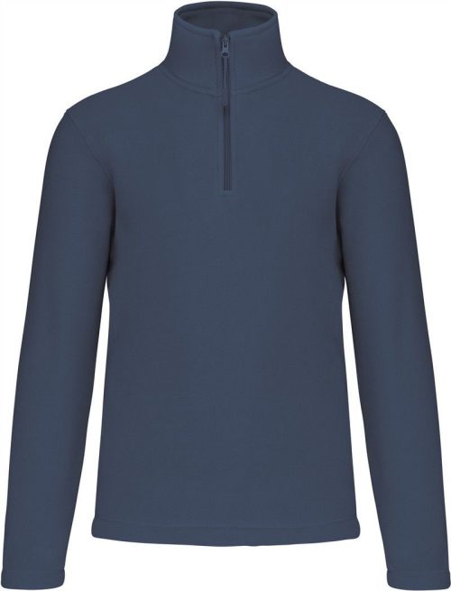 Microfleece Pullover mit 1/4 Zip "Enzo" K 912 – Kariban in Deep Blue
