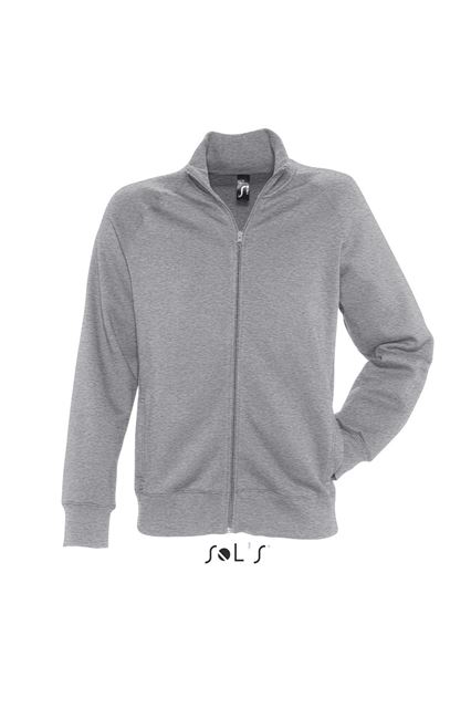Sol's Sundae - Men’s Zipped Jacket – SOL'S in Deep Grey Melange