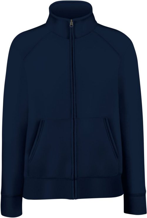 Damen Sweatjacke Premium Lady-Fit Sweat Jacket – Fruit of the Loom in Deep Navy