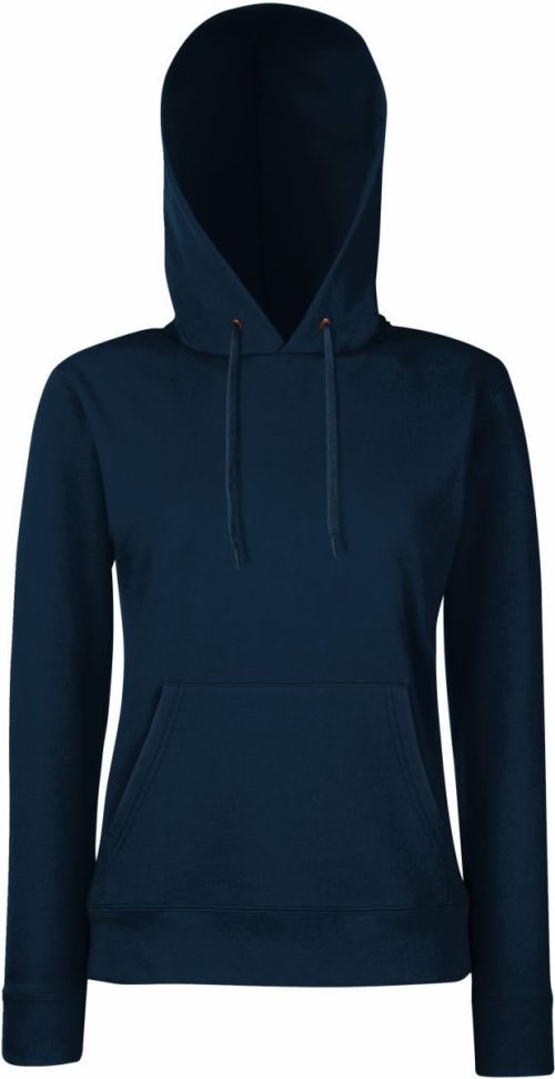Damen Kapuzen Sweater Classic Lady-Fit Hooded Sweat – Fruit of the Loom in Deep Navy