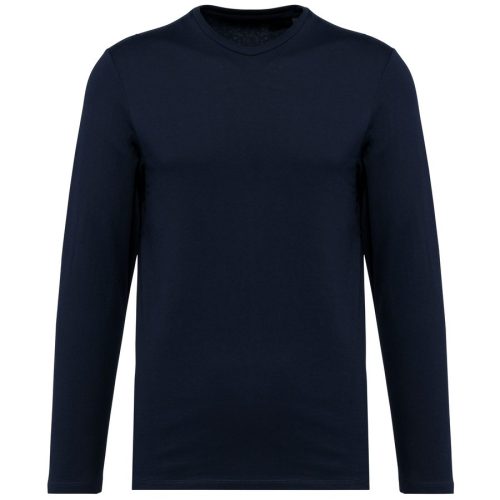 Supima® Herren-T-Shirt mit Rundhalsausschnitt und langen Ärmeln PK302 – Kariban Premium in Deep Navy