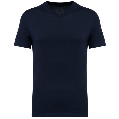 Supima® Herren-T-Shirt mit V-Ausschnitt und kurzen Ärmeln PK304 – Kariban Premium in Deep Navy