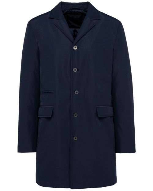 Strukturierter Herren-Trenchcoat PK602 – Kariban Premium in Deep Navy