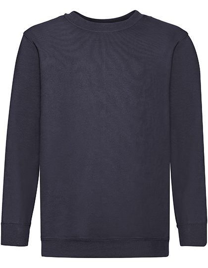 Kids´ Classic Set-In Sweat – Fruit of the Loom in Deep Navy