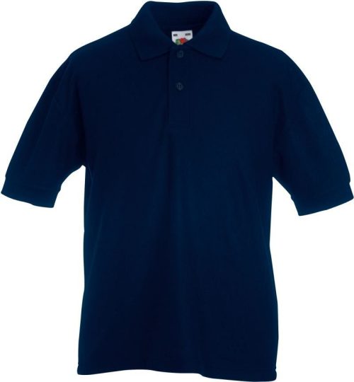 Kinder Piqué Polo Kids 65/35 Polo – Fruit of the Loom in Deep Navy