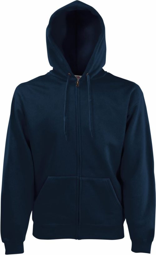 Kapuzen Sweatjacke Classic Hooded Sweat Jacket – Fruit of the Loom in Deep Navy