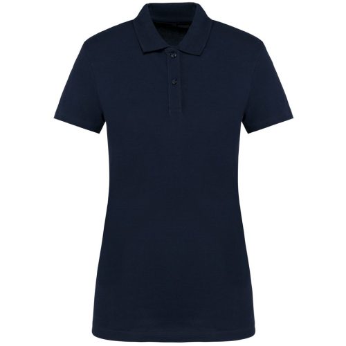 Supima® Damen-Polohemd mit kurzen Ärmeln PK201 – Kariban Premium in Deep Navy
