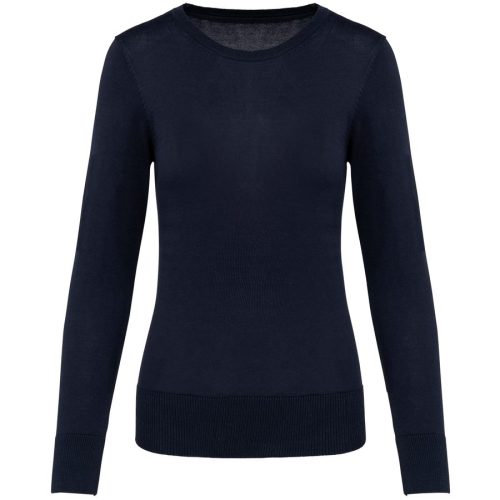 Supima®-Damenpullover mit Rundhalsausschnitt PK901 – Kariban Premium in Deep Navy